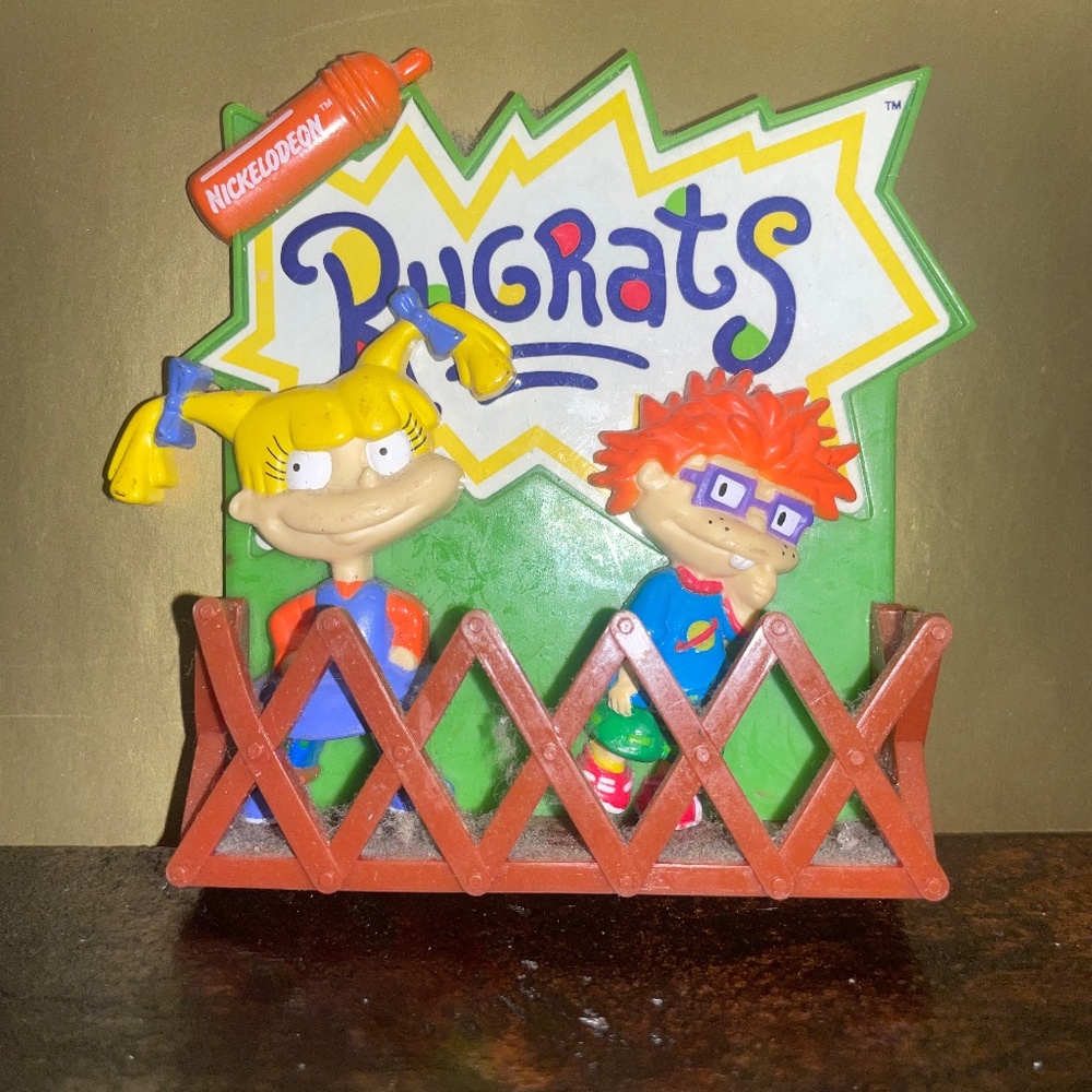 Nickelodeon Rugrats Memo Buddy Chuckie‎ Angelica Refrigerator Magnet 2002